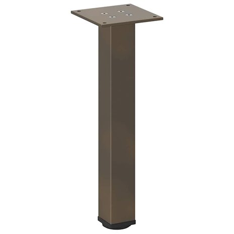 Salontafelpoten 4 st 30-32 cm staal naturel 4