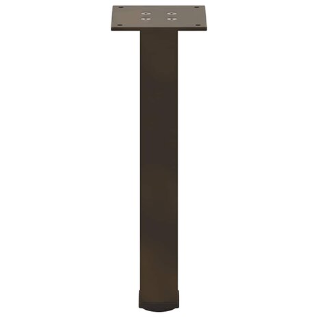 Salontafelpoten 4 st 30-32 cm staal naturel 5