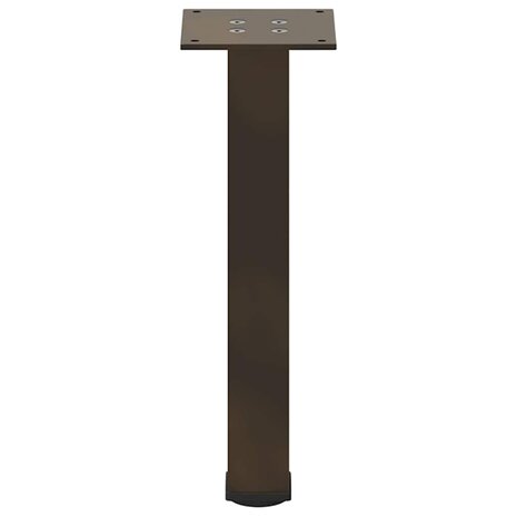 Salontafelpoten 4 st 30-32 cm staal naturel 6