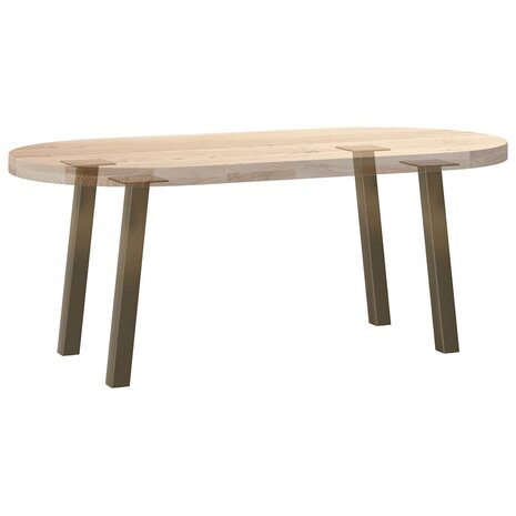 Salontafelpoten 4 st 42 cm staal naturel 8