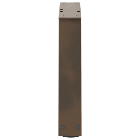 Eettafelpoten 2 st V-vormig 30x(30-31,3) cm staal naturel 6