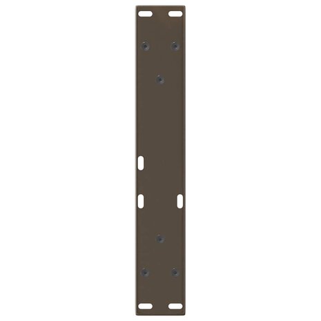 Eettafelpoten 2 st V-vormig 30x(30-31,3) cm staal naturel 7