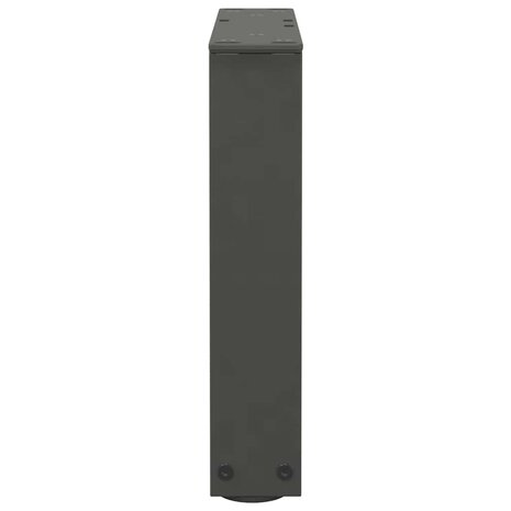 Eettafelpoten 2 st V-vormig 30x(30-31,3) cm staal antraciet 6