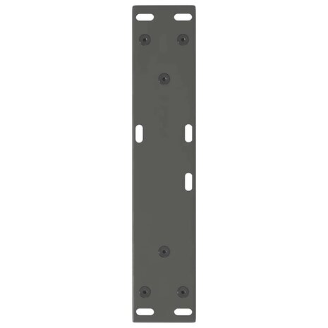 Eettafelpoten 2 st V-vormig 30x(30-31,3) cm staal antraciet 7