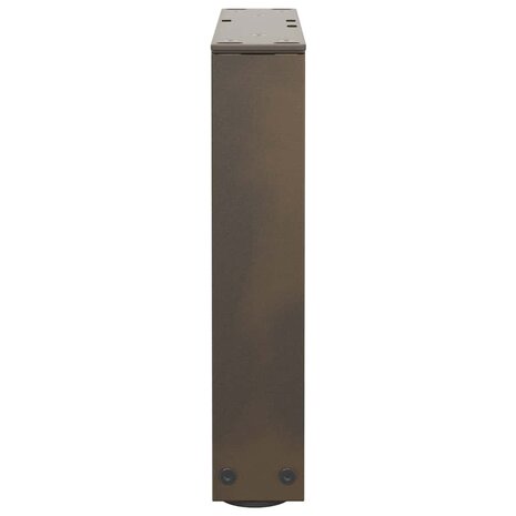 Eettafelpoten 2 st V-vormig 30x(30-31,3) cm staal naturel 6