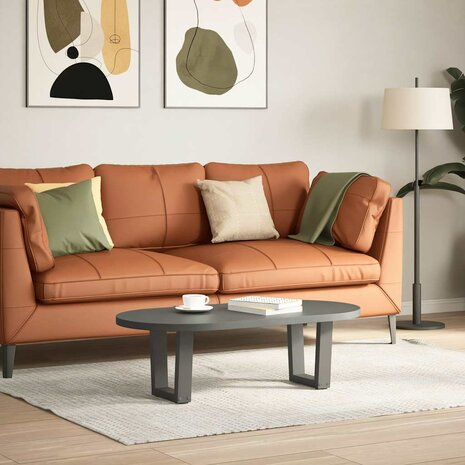 Eettafelpoten 2 st V-vormig 40x(30-31,3) cm staal antraciet 2