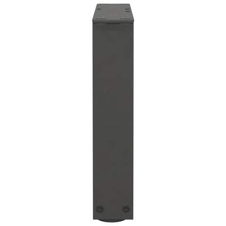 Eettafelpoten 2 st V-vormig 40x(30-31,3) cm staal antraciet 6