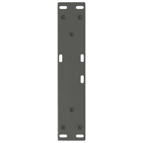 Eettafelpoten 2 st V-vormig 40x(30-31,3) cm staal antraciet 7
