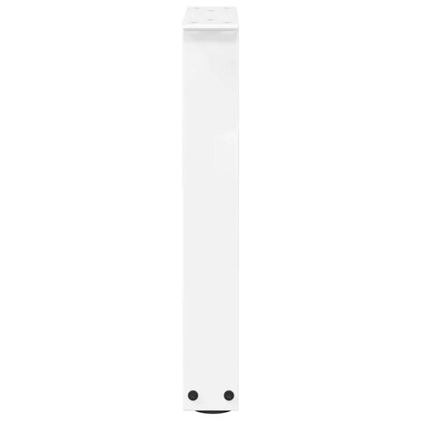 Eettafelpoten 2 st V-vormig 28x(42-43,3) cm staal wit 6