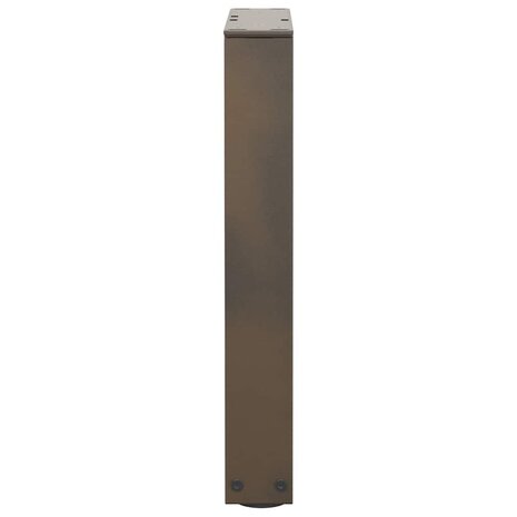 Eettafelpoten 2 st V-vormig 28x(42-43,3) cm staal naturel 6