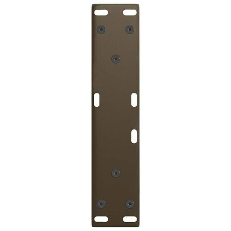 Eettafelpoten 2 st V-vormig 28x(42-43,3) cm staal naturel 7
