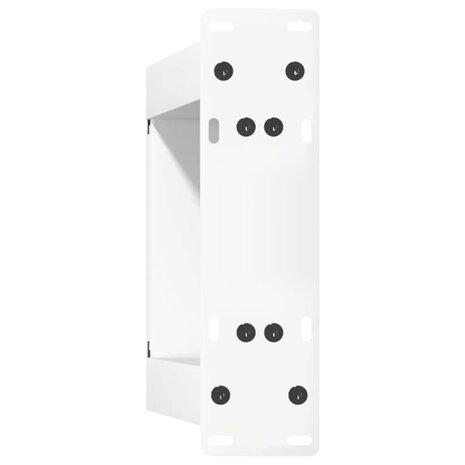 Salontafelpoten 2 st U-vormig 30x(30-31) cm staal wit 7