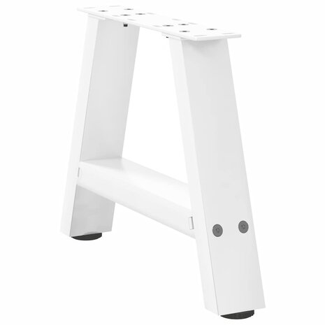 Salontafelpoten 2 st A-vormig 30x(30-31) cm staal wit 4