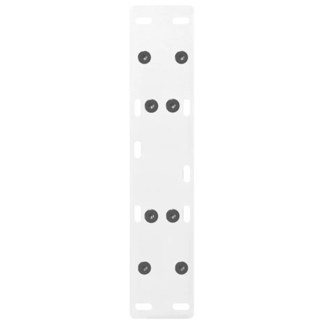 Salontafelpoten 2 st A-vormig 30x(30-31) cm staal wit 7