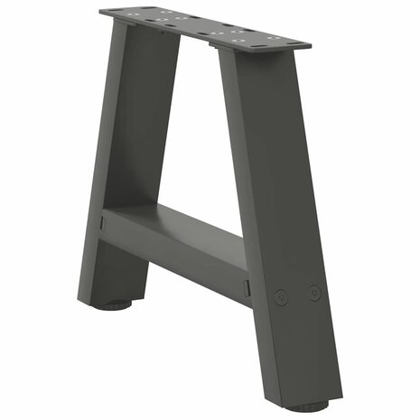 Salontafelpoten 2 st A-vormig 40x(30-31) cm staal antraciet 4