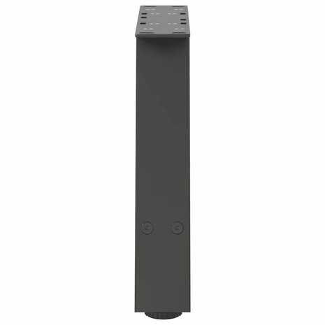 Salontafelpoten 2 st A-vormig 40x(30-31) cm staal antraciet 6