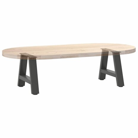 Salontafelpoten 2 st A-vormig 40x(30-31) cm staal antraciet 8