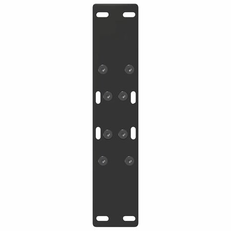 Salontafelpoten 2 st A-vormig 38x(42-43) cm staal zwart 7