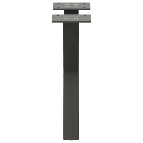 Salontafelpoten 2 st X-vormig 37x(30-31) cm staal antraciet 5