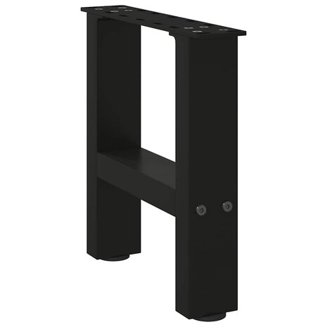 Salontafelpoten 2 st 40x(30-31) cm staal zwart 3