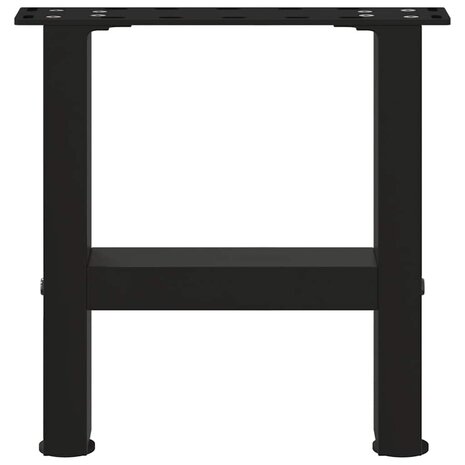 Salontafelpoten 2 st 40x(30-31) cm staal zwart 5
