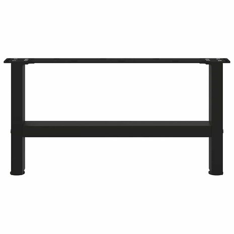 Salontafelpoten 2 st 60x(30-31) cm staal zwart 5