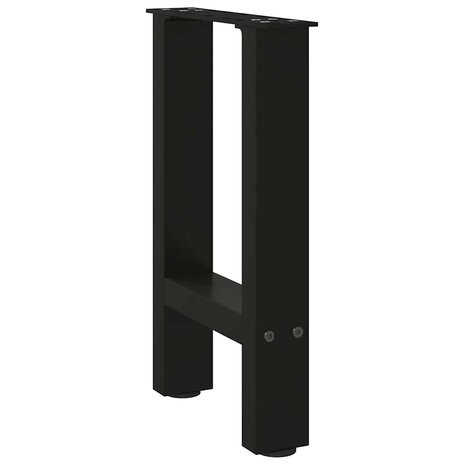 Salontafelpoten 2 st 28x(42-43) cm staal zwart 4