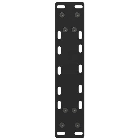 Salontafelpoten 2 st 28x(42-43) cm staal zwart 7