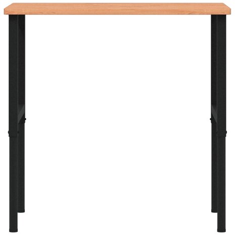 Werkbank rechthoekig 100x60x(71,5-98) cm massief beukenhout 4