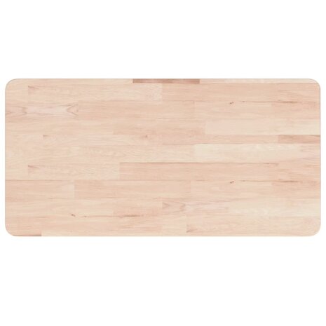Werkbank rechthoekig 100x60x(73-99,5) cm massief eikenhout 8