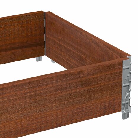Palletopzetrand 80x60 cm massief grenenhout bruin 7
