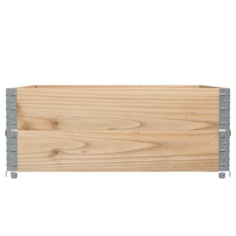 Palletopzetranden 2 st 100x100 cm massief grenenhout 4