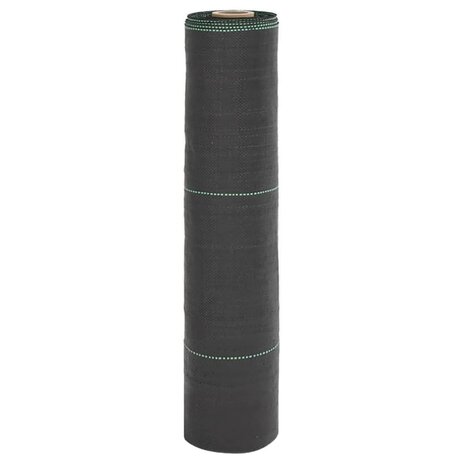 Worteldoek 0,5x100 m PP zwart 1