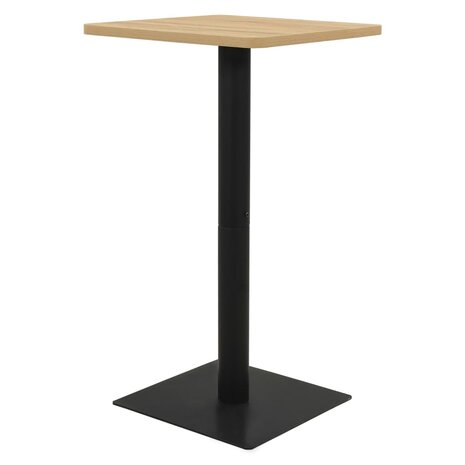 Bistrotafel 60x60x107 cm eikenkleurig 1