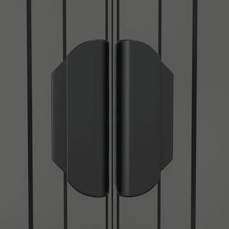 Tuinschuur 192x191x223 cm gegalvaniseerd staal lichtgrijs 7