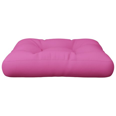 Palletkussen 50x50x12 cm stof roze 5