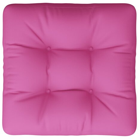 Palletkussen 50x50x12 cm stof roze 6