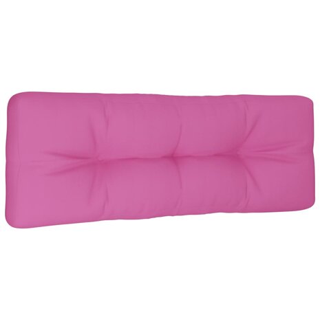 Palletkussen 120x40x12 cm stof roze 2