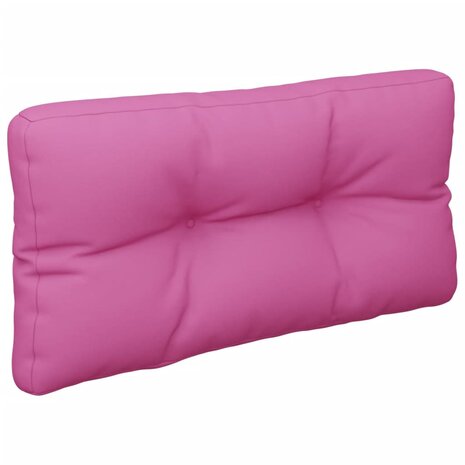 Palletkussens 2 st stof roze 4