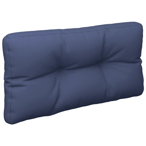 Palletkussen 80x40x12 cm stof marineblauw 2