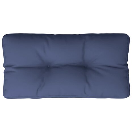 Palletkussen 80x40x12 cm stof marineblauw 6