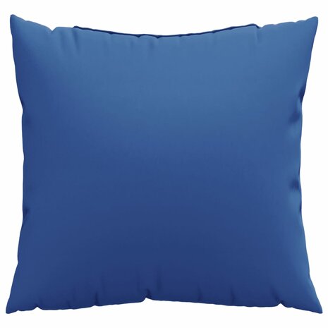 Bankkussens 4 st 40x40 cm stof koningsblauw 3