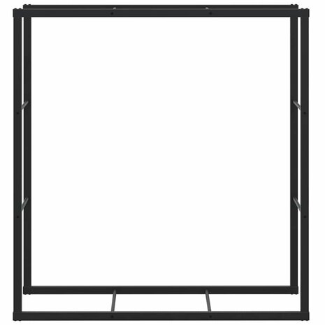 Haardhoutrek 110x30x116 cm staal zwart 4