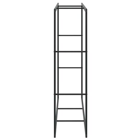 Haardhoutrek 110x30x116 cm staal zwart 5
