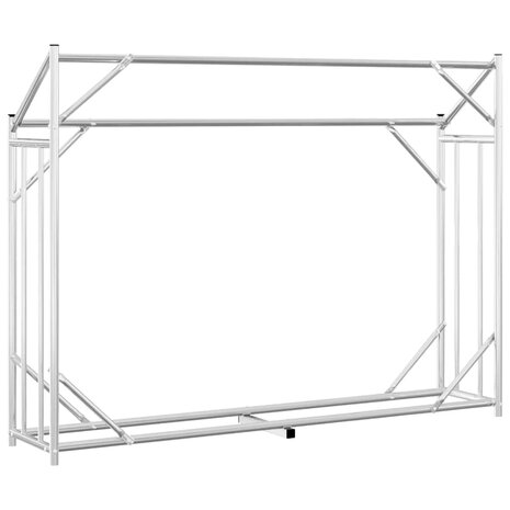 Haardhoutrek met regenhoes 151x40,5x110,5 cm staal 6