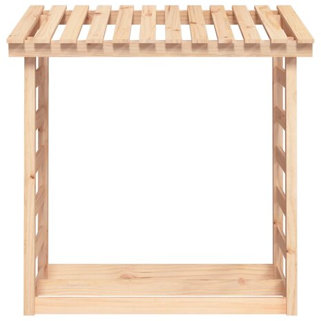 Haardhoutrek 108x64,5x110 cm massief grenenhout 5