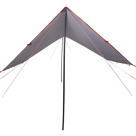 Kampeerluifel waterdicht 430x380x210 cm oranje 3