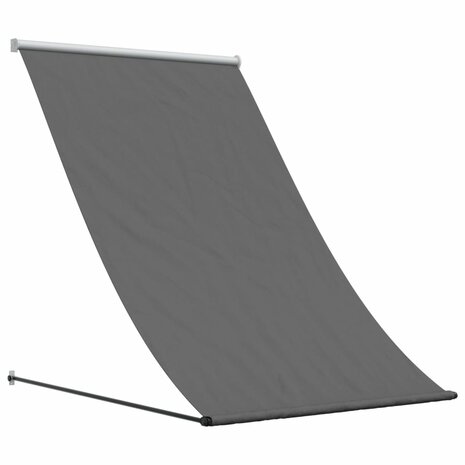 Luifel uittrekbaar 150x150 cm stof en staal antracietkleurig 2