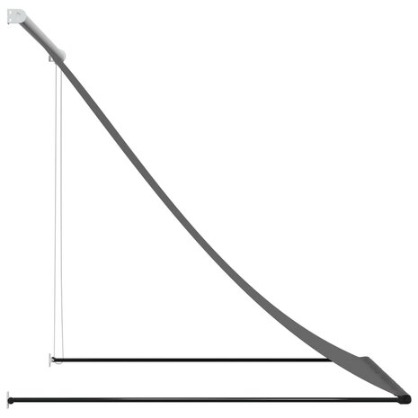 Luifel uittrekbaar 150x150 cm stof en staal antracietkleurig 4