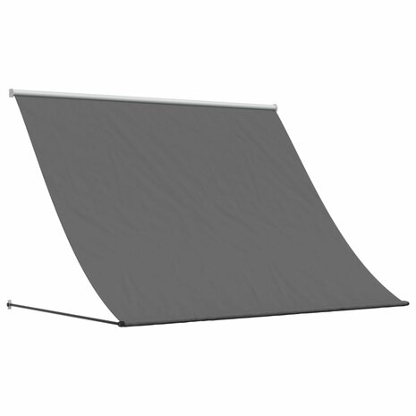 Luifel uittrekbaar 250x150 cm stof en staal antracietkleurig 2